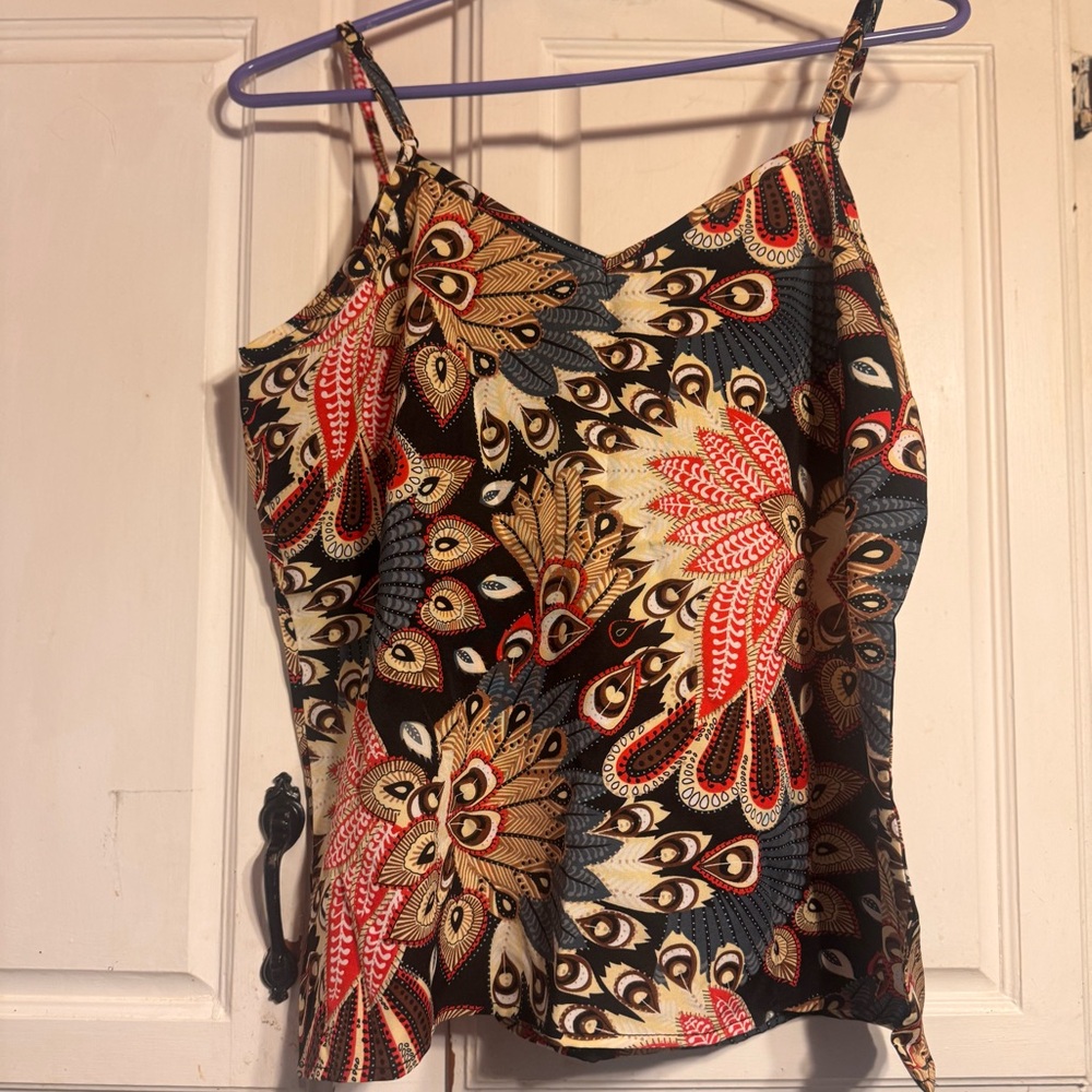 Multicolor Patterned Women's Top